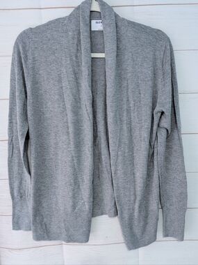 Nwot Old Navy Lightweight  Light Gray Knit Open Front Cardigan Size Small
